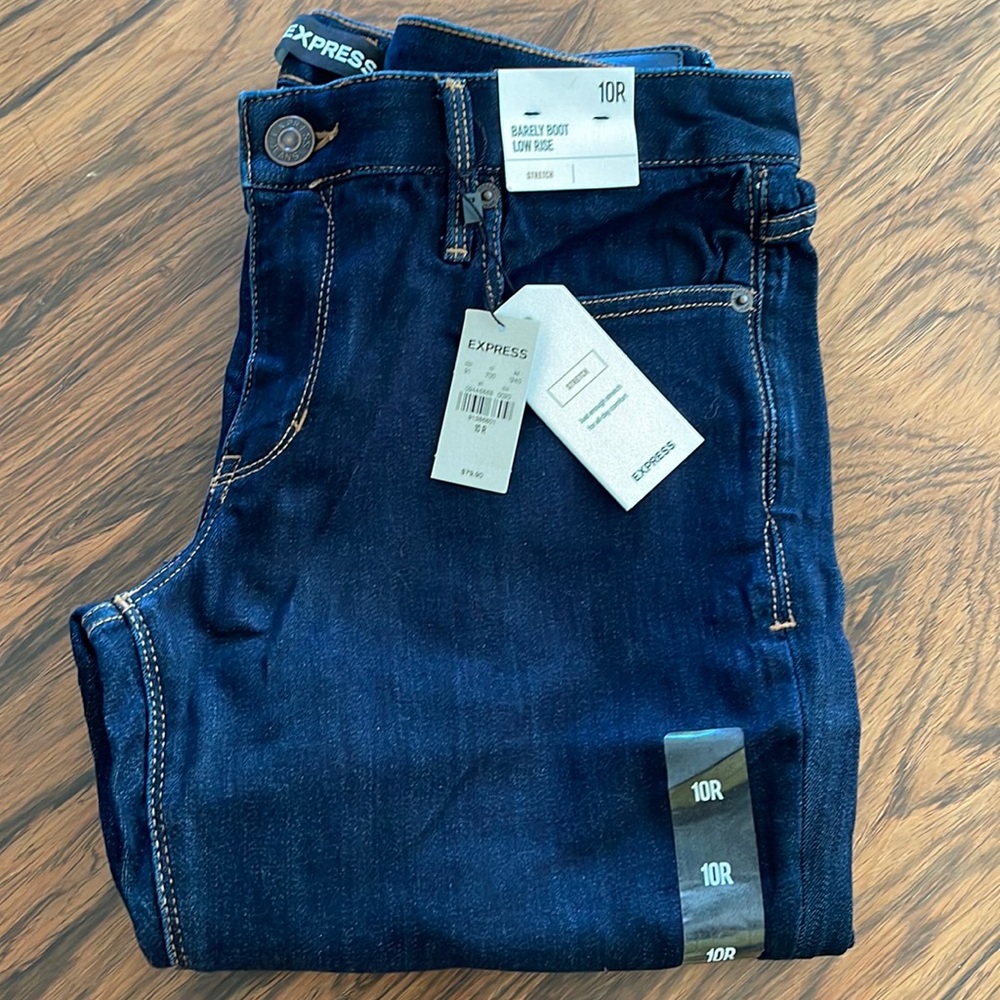 Express Barely Boot Low Rise Size 10R